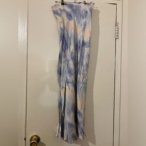 Urban outfitters, size 0, maxi skirt, multi color- purple, orange, white